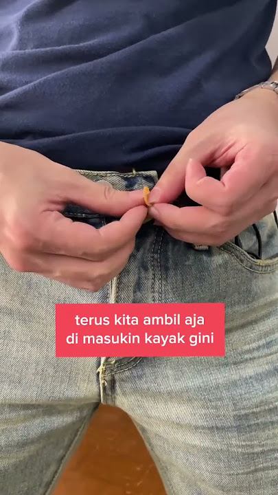 CARA PAKE CELANA YANG KEKECILAN?? #shorts