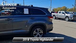 Used 2018 Toyota Highlander LE Hanover PA HJ9481A