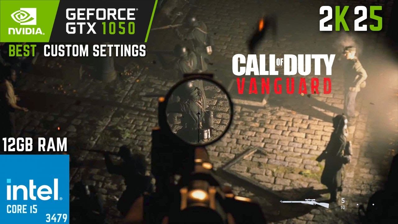Call of Duty: Vanguard | GTX 1050 2GB with Core i5 3470 & 12 GB Ram