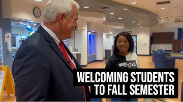 Welcoming IRSC students to the Fall Semester