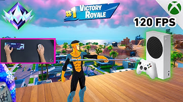 Fortnite Unreal Ranked Reload On Xbox Series S | Hand Cam Gameplay | 120 FPS |