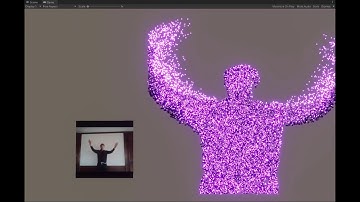 Unity Vfx Graph - Webcam Realtime full body and motion tracking rendered to vfx graph particles