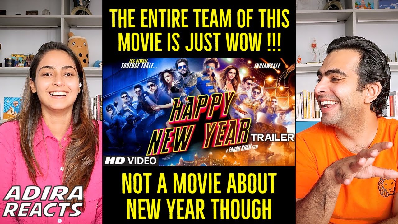 Happy New Year Trailer Reaction By Foreigners | SRK | Deepika Padukone | Abhishek Bachan