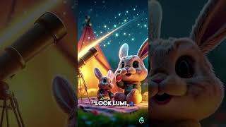 Bunni &amp; Lumi’s Magical Star Wish ✨🌙 | Cozy Bedtime Story #magicalstory #BedtimeStory #shorts #cute