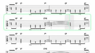 MEGADETH ● Elysian Fields [ Isolated Guitar 1 + TAB ]