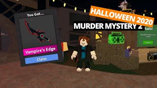 I got the NEW HALLOWEEN 2020 GODLY in Murder Mystery 2 - Roblox