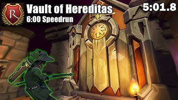 Vault of Hereditas Heist Speedrun Achievement on Runescape (5:01.8)