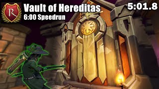 Vault of Hereditas Heist Speed Achievement on Runescape (5:01.8)