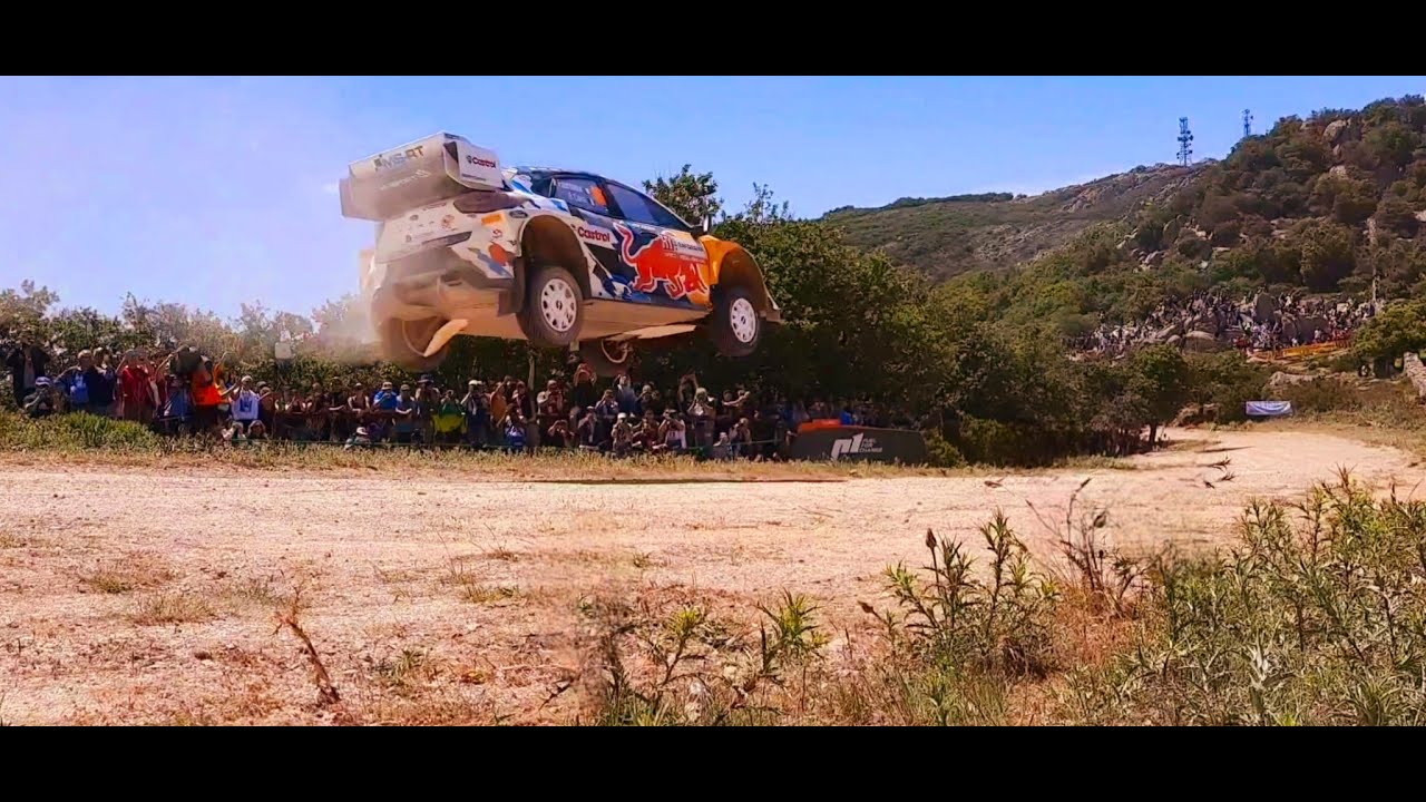 Ford Puma WRC Rally1 Action  Rally Italia Sardegna 2024 