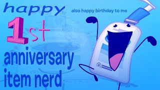 (slight epilepsy warning) HAPPY BIRTHDAY TO ITEM NERD! (and me!) (and undertale yellow the musical)