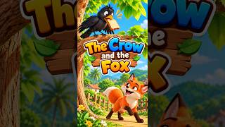 🐦🦊 The Crow and the Fox | Kids Moral Story | Never Trust Too Much Flattery!