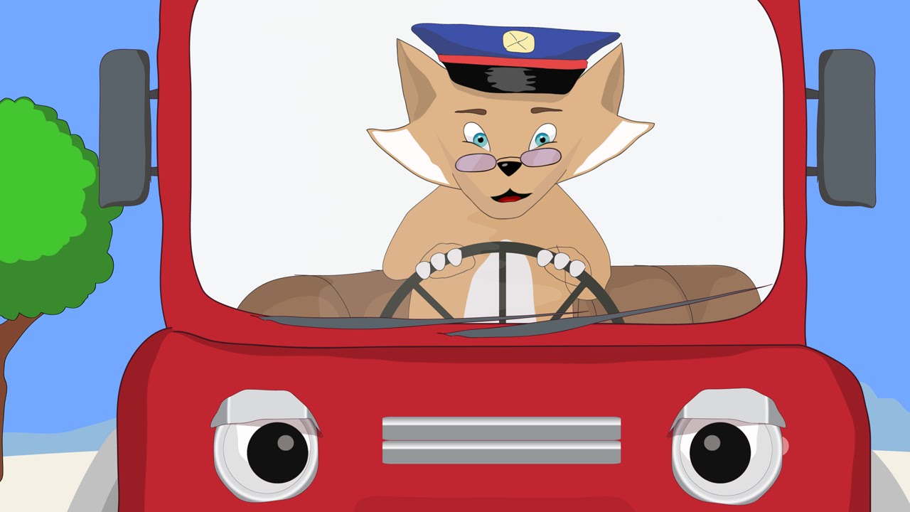 Hjulene på bussen 4k - norsk sang for de minste/ baby/ barn