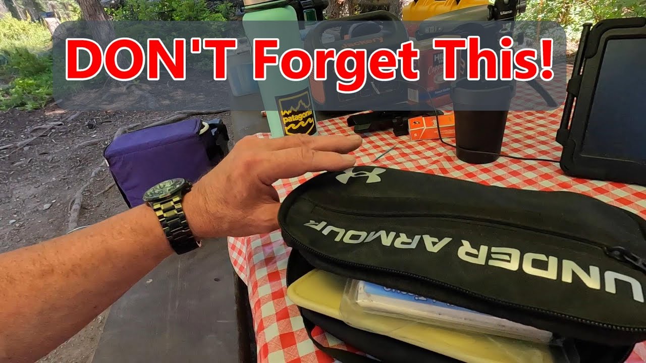 What's in my Camping Toiletry Case