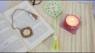 como tejer un separador de libros 🥰 📖 /ornamento a crochet