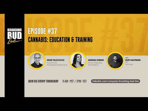Cannabis: Education & Professional Training - Branding Bud Live Episode 37