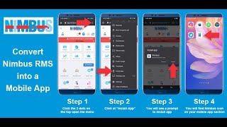 POS Mobile App: How to Convert Nimbus RMS into Mobile App screenshot 1