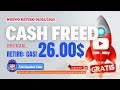 ‼️💸 Nuevo Retiro [𝗖𝗮𝘀𝗵𝗙𝗿𝗲𝗲𝗱]  Hoy casi 27 dólares a PayPal [También se puede retirar a Criptos]
