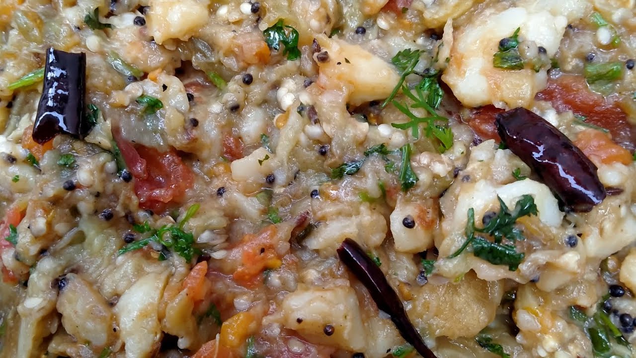 स्वादिष्ट बैगन आलू टमाटर भरता (चोखा) सब्जी रेसिपी 😋😋  #entertainment #sarojanisoni #youtubevideo 😋😋