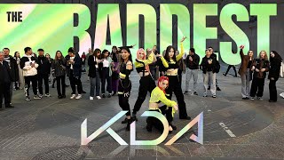 [K-POP IN PUBLIC | ONE TAKE] K/DA - THE BADDEST | Dance cover by BERRY GUM