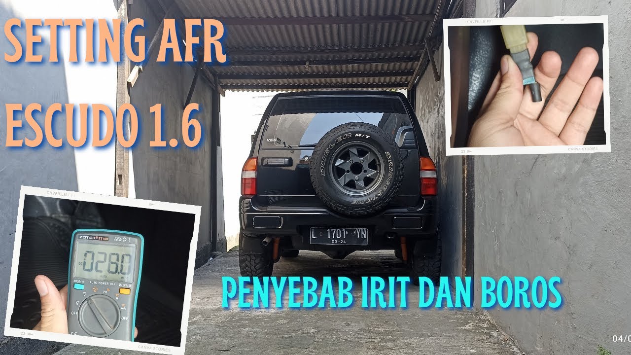 SETTING AFR ESCUDO 1.6!!BISA LEBIH IRIT DAN INI TIPSNYA!!