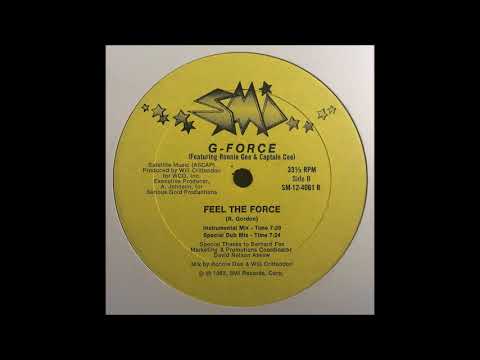 Captain Cee — G-Force  - Feel The Force ( Special Dub Mix ) ( Satellite Music International Ltd. 1983 )