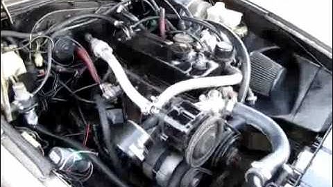 1978 MGB Engine Running