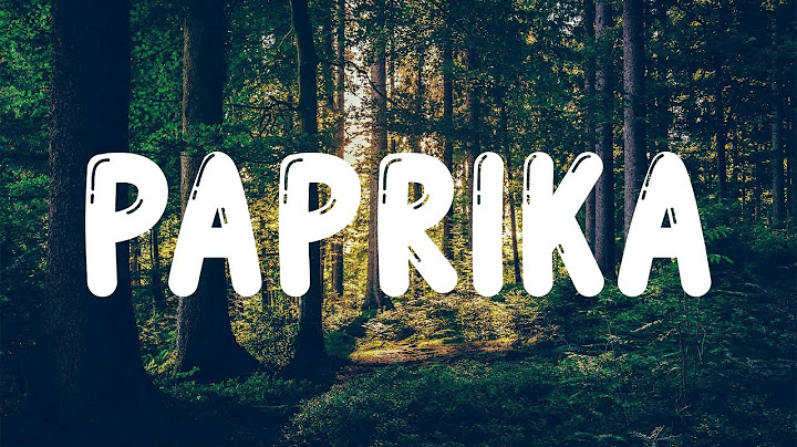 Ghali - Paprika (Sanmero 2024) | Testo/Lyric