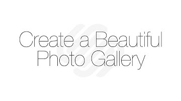 Squarespace 7 Tutorial: Create a Beautiful Photo Gallery
