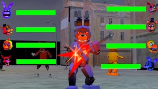 [SFM FNaF] Ignited vs Low Poly WITH Healthbars