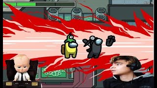 Un niño de nuev3 años me engaña!! Among us Gameplay
