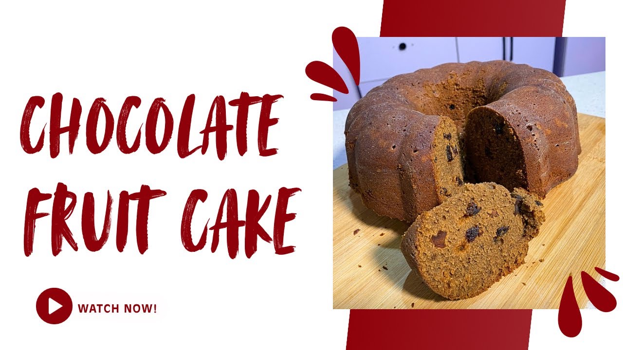 Шоколадный фруктовый торт