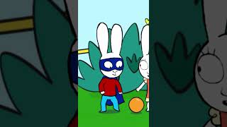 ¡El increíble Súper Conejo! 😎💪 #shorts | Simón #dibujosanimadosparaniños