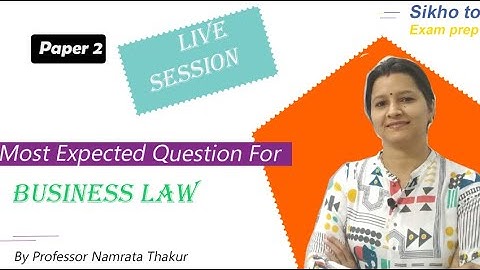 MCQ QUESTIONS OF  BUSINESS  LAW Part -1