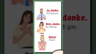 Learn Basic German Responses  Ja Danke Nein Bitte germanbasics learngerman