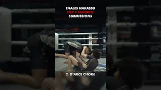 Thales Nakassu Top 3 Favorite Submissions  #BJJ #EvolveMMA