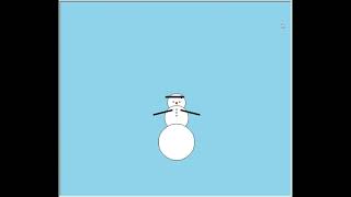 Draw A Snowman program in python || #python