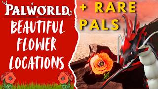 Palworld : Beautiful Flower locations + tips ! for Beginners.