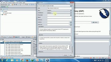 Security testing demo with OWASP Zed Attack Proxy (ZAP)