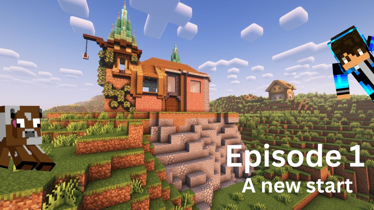 Episode 1 = A new start in my new minecraft world - YouTube