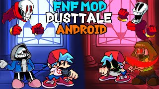 fnf mod dusttale المود الاسطوري/ تختيم النهاية الجيدة و النهاية السيئة / screenshot 4