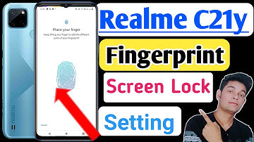 Realme c21y fingerprint screen lock | fingerprint lock setting in realme C21Y | realme pattern lock