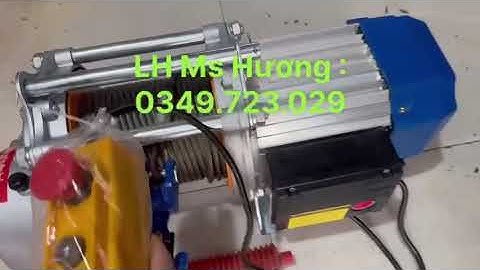 Thử máy tời siêu nhanh 35m/p trước khi gửi hàng cho khách.Tời điện giá cực tốt tại Hoà Phát