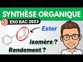 Chimie organique  synthse  exercice bac  terminale spcialit