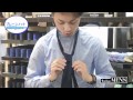 【阪急百貨店メンズ館】ネクタイの結び方『プレーンノット』