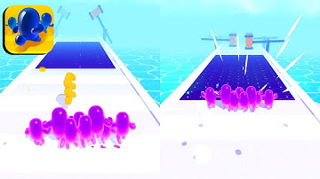 JOIN BLOB CLASH 3D ios android all levels gameplay level 11-12 New Update