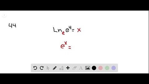 Evaluate each expression without using a calculator. lne^4