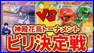 【ポケカ】神殿花鳥トーナメントビリ決定戦【対戦動画】【はんじょう/とりっぴぃ/愛の戦士/なな湖】