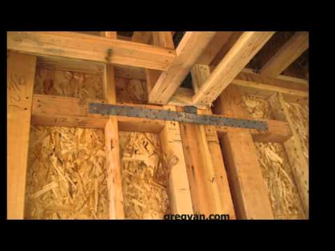 Metal Straps And Framing Plate Connections - House Framing