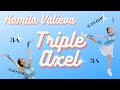 kamila valieva&#39;s triple axel progression