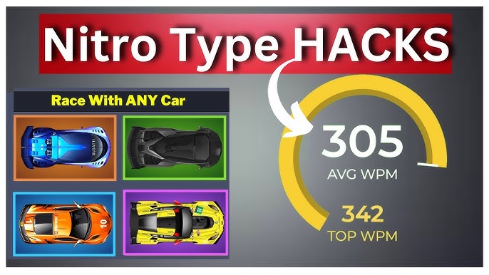 Nitro Type Admin Pannel Hack! Racing With ANY CAR! *Not Bannable* 